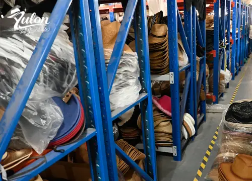Yulon Apparel Straw Hats Warehouse Corner